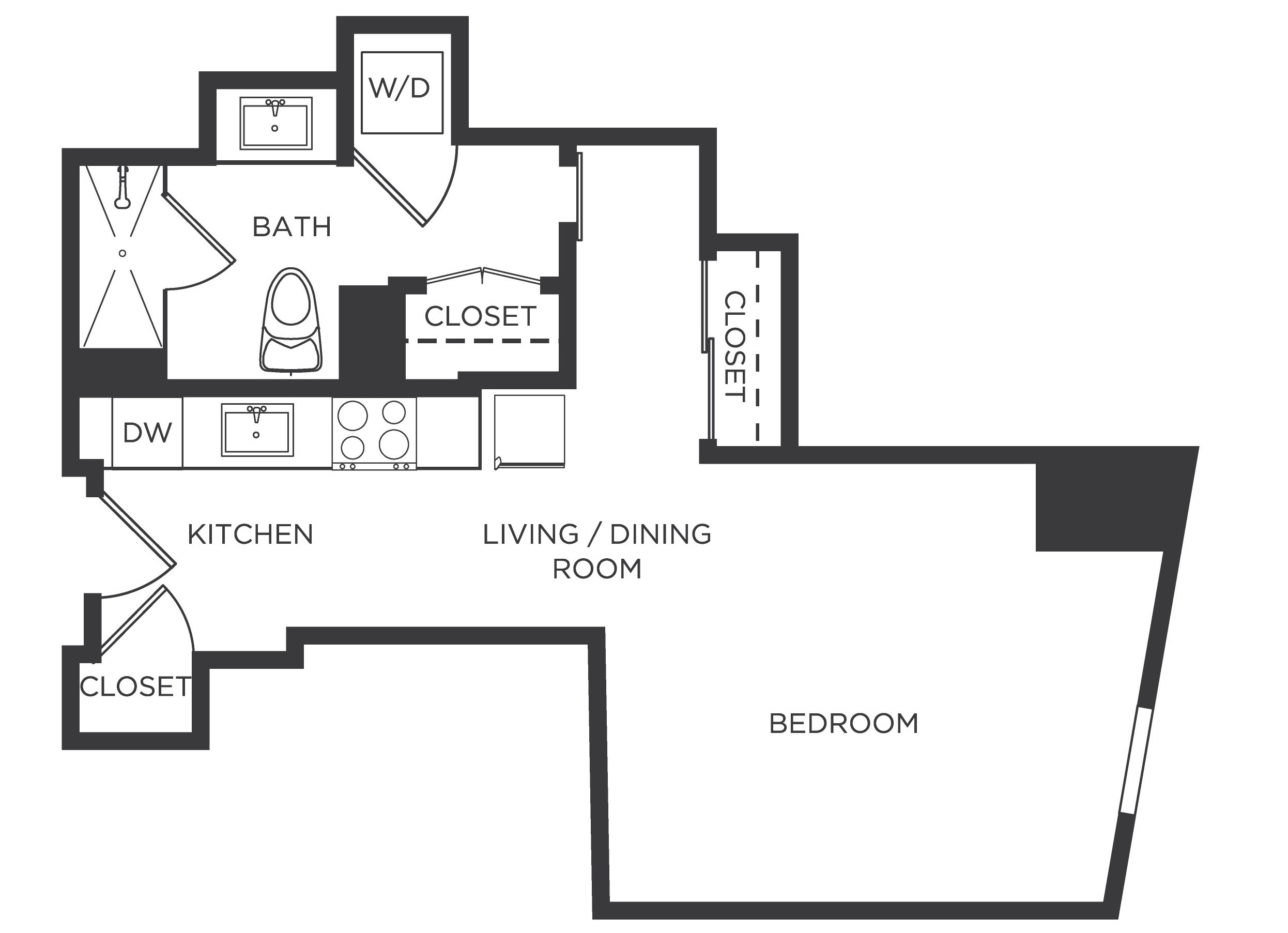 Floor Plan Image of Apartment Apt 1005